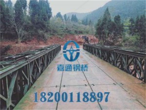 四川貝雷橋的橋梁建設(shè)
